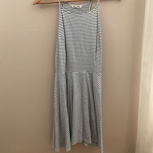 Billabong Skater Dress, Black & White stripe sz. L